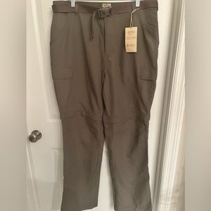 Red Head water resistant pants.